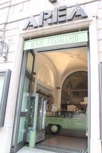Isbutik på Via Nazionale i Rom