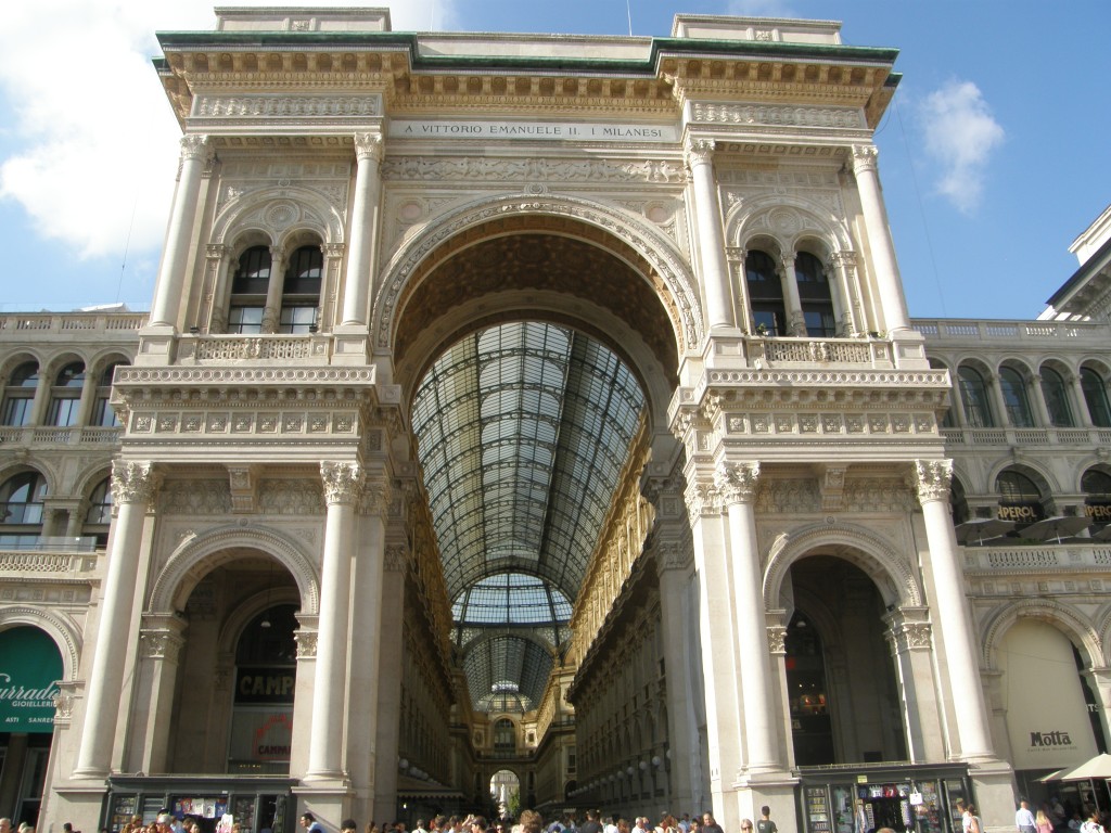 Shopping i Milano Galleria Vittorio Emanuele
