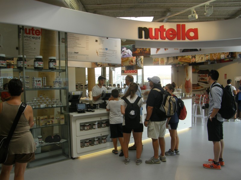 Nutella concept bar på EXPO 2015