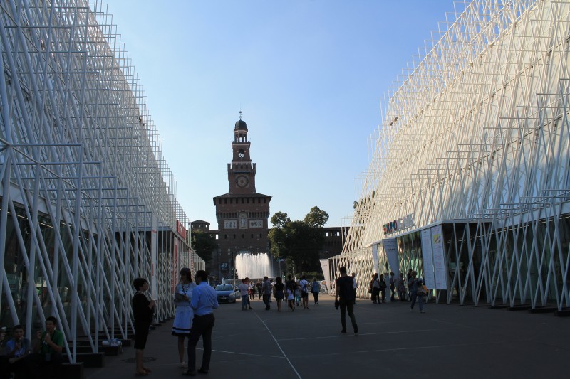 EXPO 2015 ved Sforzesco-borgen