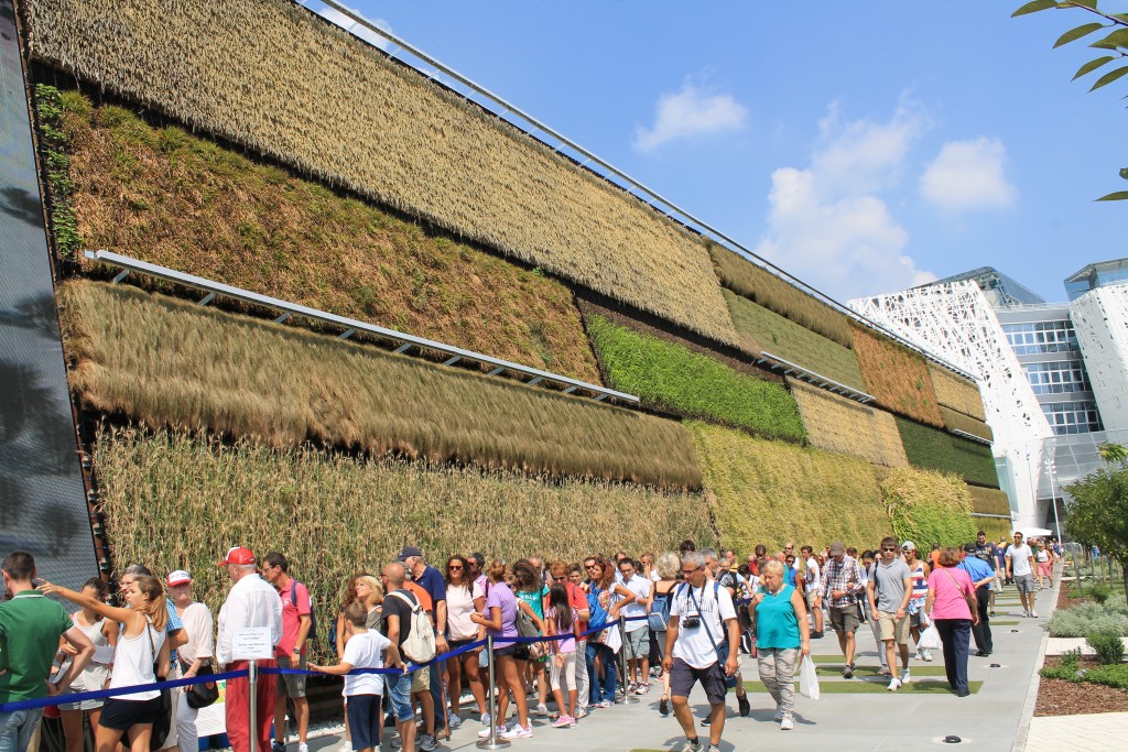 Israels pavillon plantevæg på EXPO 2015 i Milano