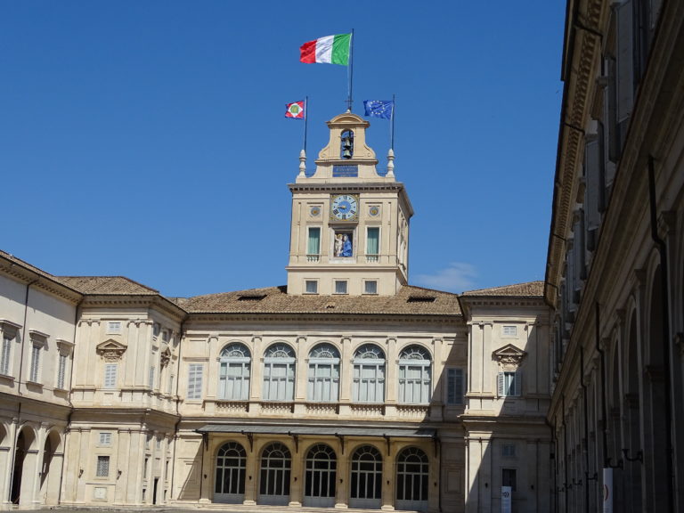 På besøg i Palazzo Quirinale i Rom
