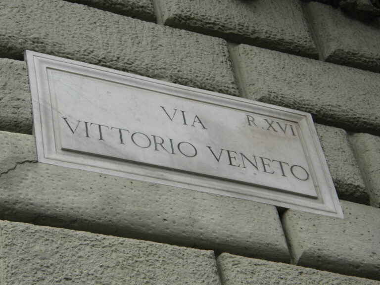 Det søde liv i Via Vittorio Veneto i Rom