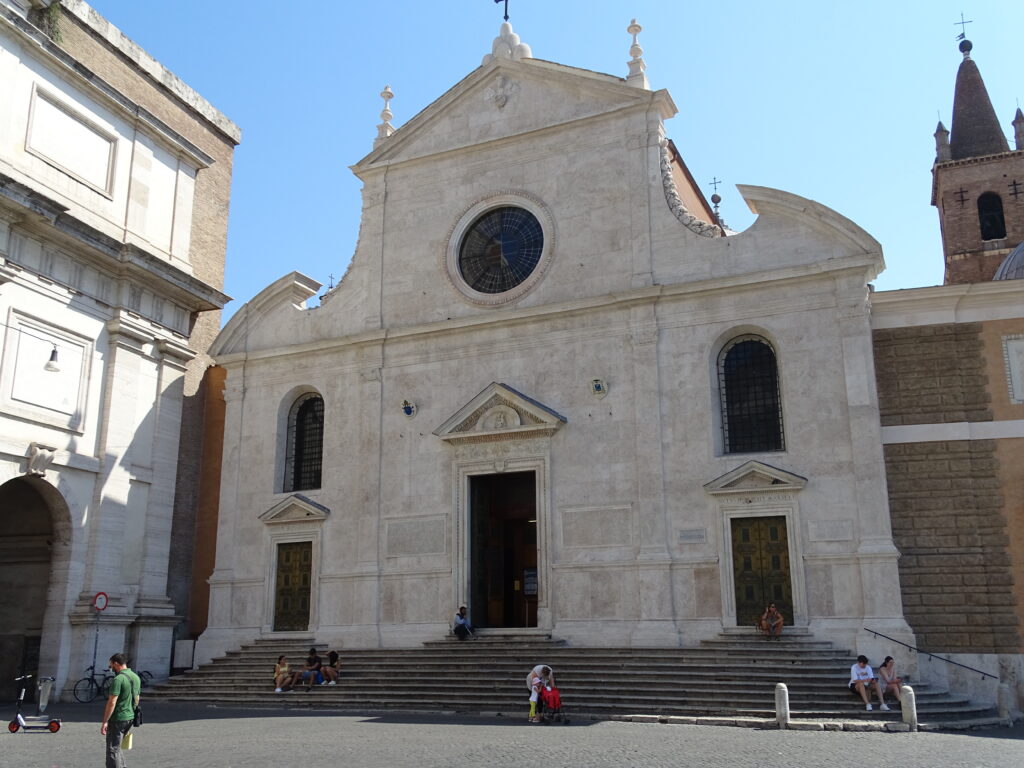 Santa Maria del Popolo med værker af Caravaggio