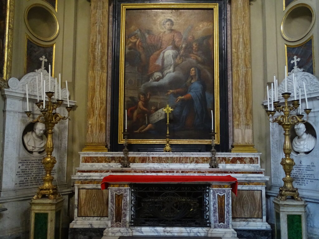 San Lorenzo grill riste i kirken i Rom