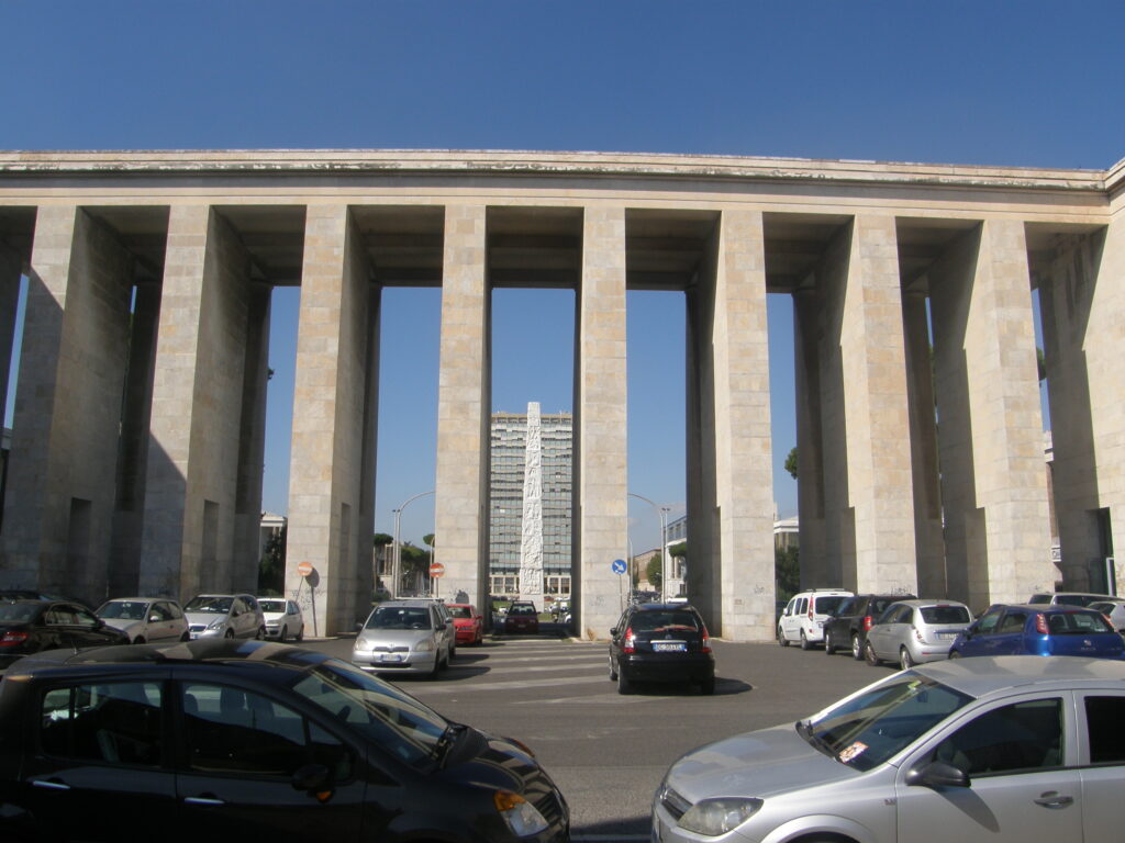 Marconi Obelisken i EUR i Rom