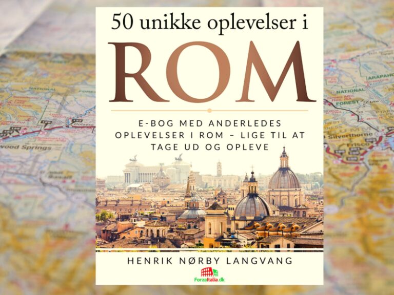 E-bog (108 A4-sider) med 50 oplevelser i Rom