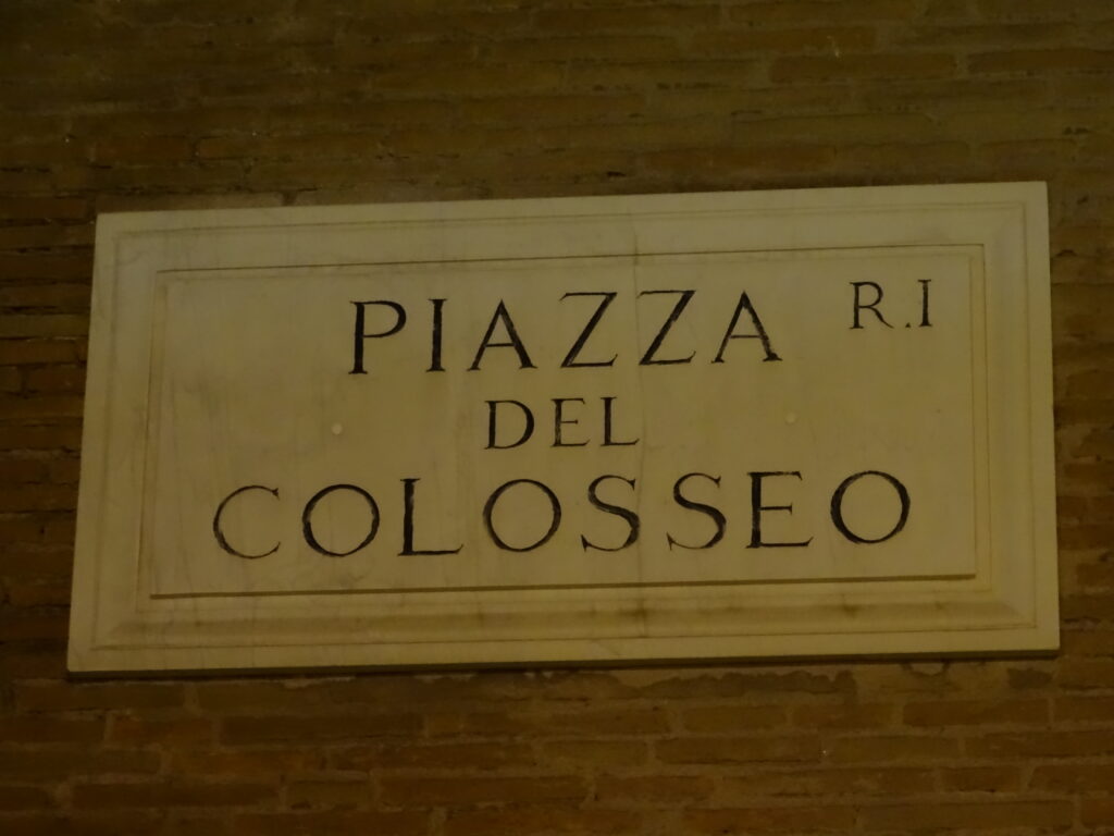 Piazza del Colosseo i Rom