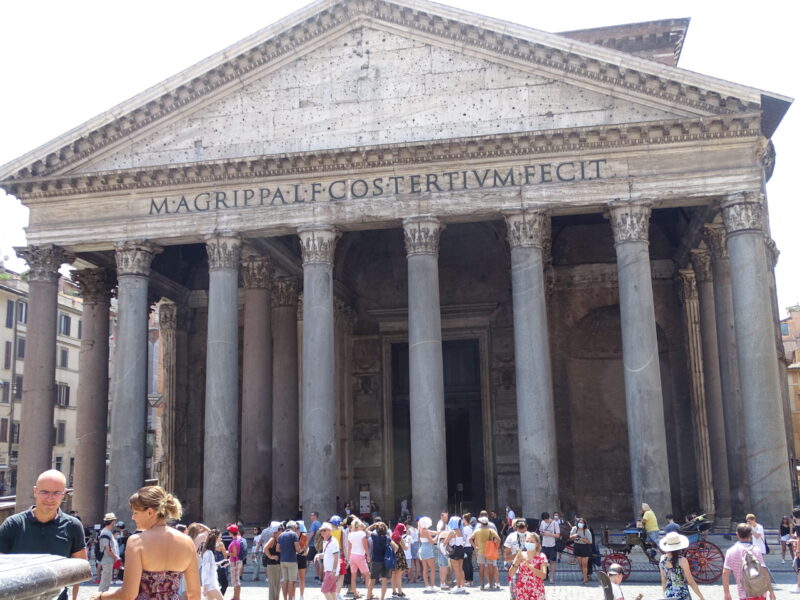 Pantheon antik bygningsværk i Rom