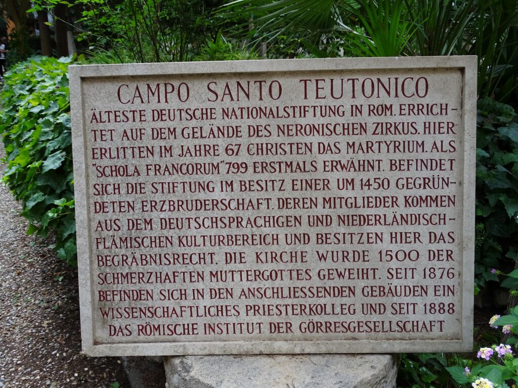 Campo Santo Teutonico i Rom
