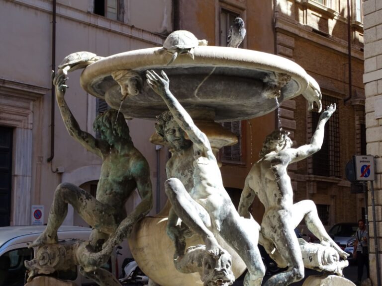 Piazza Mattei med skildpaddefontænen i Rom