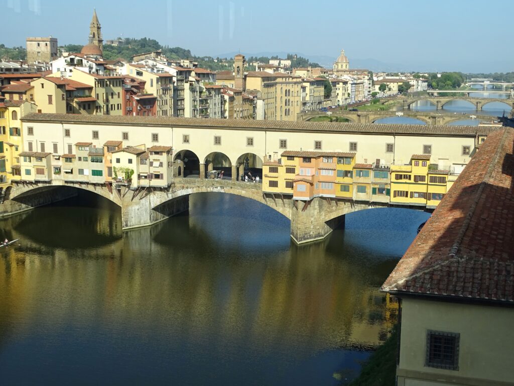 Ponte Vecchio set fra Uffizi