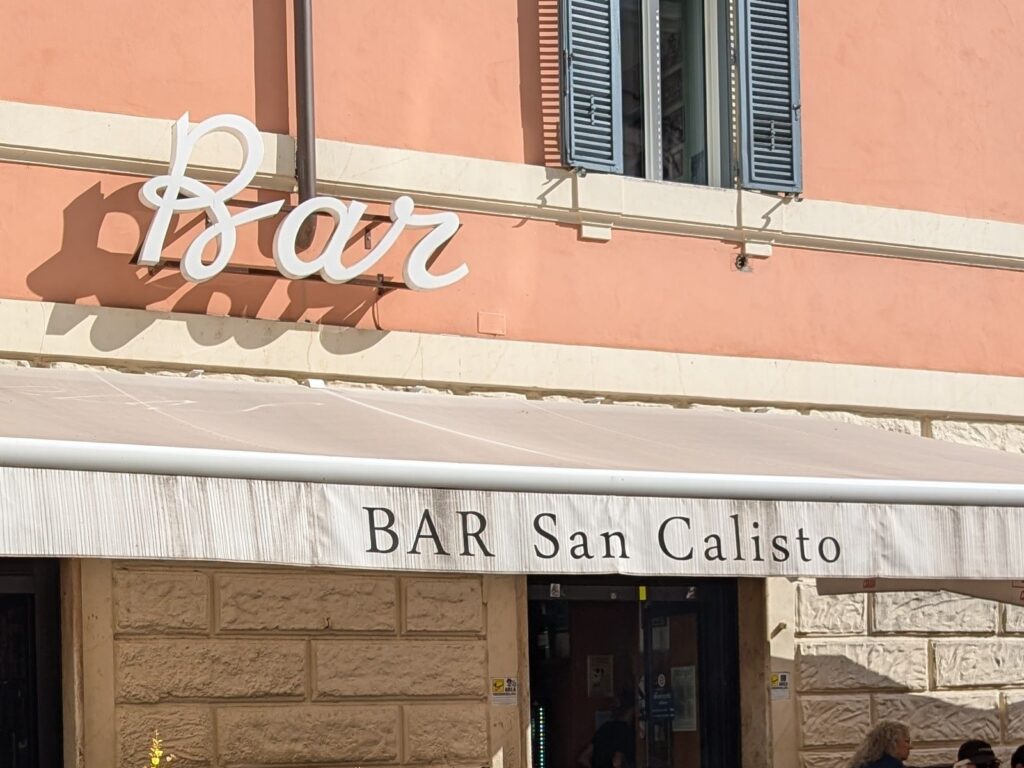 Bar San Calisto Trastevere i Rom