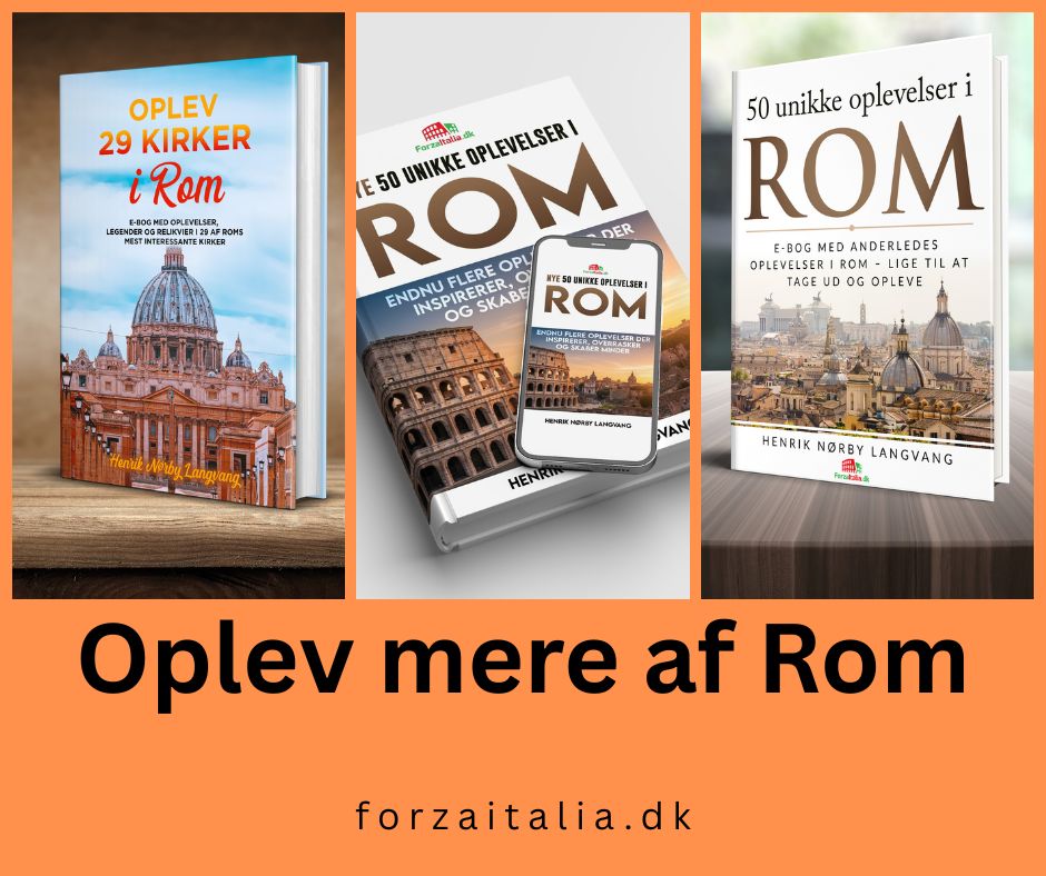Få 50 unikke oplevelser i Rom for 95 kr.